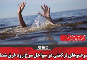 پسرعموهای ترکمنی در سواحل سرخ رود غرق شدند