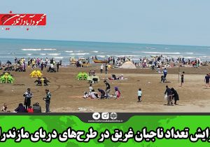 افزایش تعداد ناجیان غریق در طرح‌های دریای مازندران