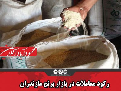 رکود معاملات در بازار برنج مازندران