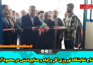 افتتاح نمایشگاه نوروزی گل و گیاه و صنایع‌دستی در محمودآباد