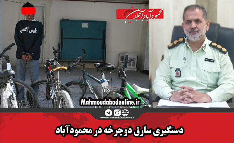 دستگیری سارق دوچرخه در محمودآباد