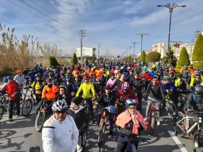 برگزاری بزرگترین همایش دوچرخه سواری همگانی در سرخ رود