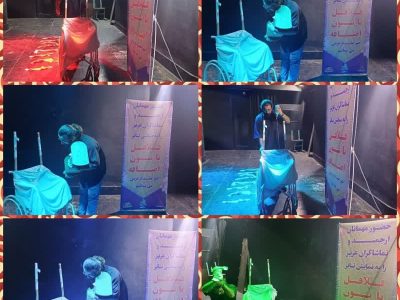 نمایش ” فلافل با کفن اضافه ” در محمودآباد به روی صحنه رفت