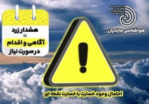 احتمال بارش شدید و وزش باد در ارتفاعات مازندران