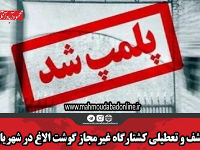 کشف و تعطیلی کشتارگاه غیرمجاز گوشت الاغ در شهریار