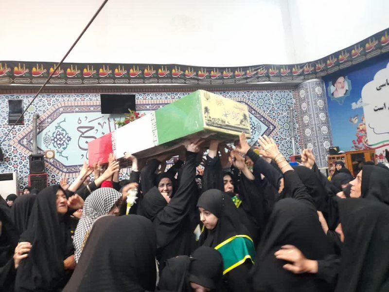 تشیع پیکر پاک و مطهر شهدای خوشنام و گمنام در محمودآباد