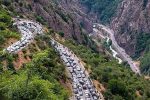 ترافیک سنگین در محورهای ورودی مازندران