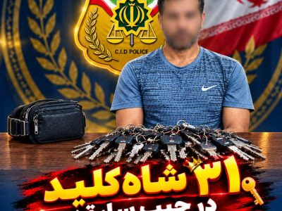 ۳۱ شاهکلید در جیب سارق؛ پایان پرسههای شبانه