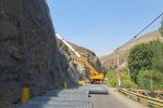 جاده هراز با تورسنگ ایمن می‌شود