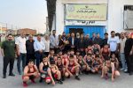 استقبال  از نائب قهرمان کشتی آزاد پیشکسوتان جهان در محمودآباد