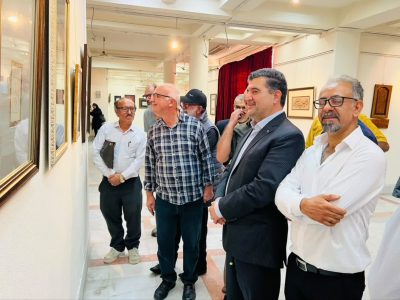 برپایی نمایشگاه خوشنویسی به مناسبت روز خوشنویسی در محمودآباد