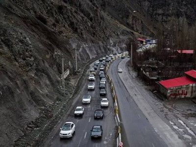 ترافیک پرحجم در جاده های مواصلاتی مازندران